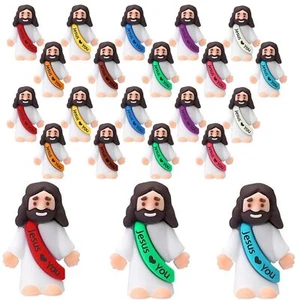 Figurki Małego Jezusa Mini figurki Jezusa luzem Wielokolorowa Mała figurka Jezusa... - Zdjęcie 1 z 9
