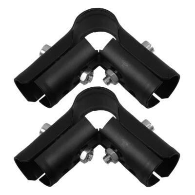 2PCS Greenhouse Tubes Clamp Holder Greenhouse Pipe Bend Connectors Pipe Adapters - Image 1 of 4