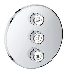 Grohe 29 122 SmartControl Triple Function Diverter Trim Only - Chrome - Picture 1 of 3