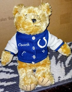 ¡Oso de peluche "entrenador" de los Indianapolis Colts de la NFL! ¡Envío gratis! Stocking Stuffer! - Imagen 1 de 5
