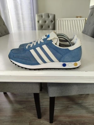 BASKETS ADIDAS LA TRAINER BLEU CIEL G64026 - Photo 1/4