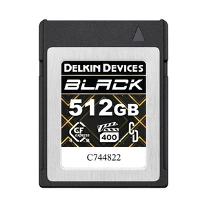 Delkin Devices Black 512GB CFexpress™ Type B 4.0 VPG400 Memory Card – High-Sp... - Picture 1 of 4
