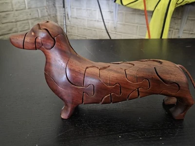 Dachshund Puzzle - Handmade in the USA by the Peter Chapman - Image 1 of 4