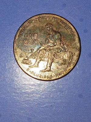 Rare error on 2009  penny NO MINT/ DOUBLE DYE/ PRINT ERROR  - Image 1 of 3