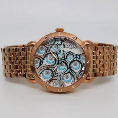 Reloj para mujer Bertha Peacock Dial cuarzo analógico talla Batería Nueva 6 3/4" Foto 1 de 4