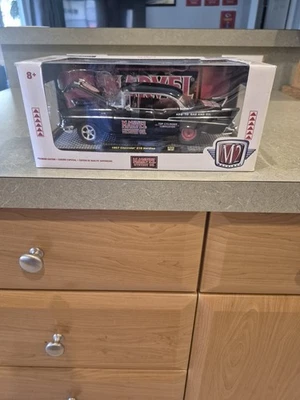 Chevy 210 2020 Marvel Mystery Oil'57 techo rígido #R80 escala 1:24 diecast Foto 1 de 4