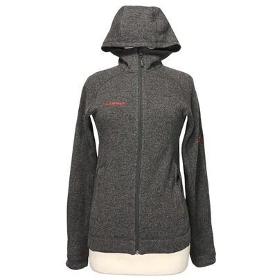 Mammut Swiss Design Wool Blend Hoodie Jacket Gray  Pockets Men’s Small - Image 1 of 4