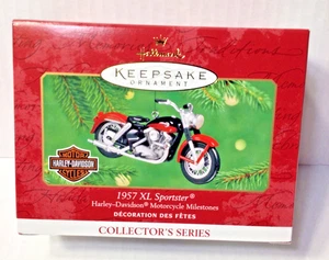 HALLMARK RICORDO ORNAMENTO "1957 XL SPORSTER" - HARLEY-DAVIDSON 2001 - Foto 1 di 4