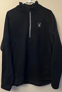 Spyder Men's Outbound Half Zip Jacket. Black, 2XL - Picture 1 of 9