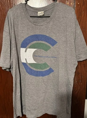 Camiseta Hartford Civic Center Vintage NHL Gris Para Hombre Talla 3XL Foto 1 de 4