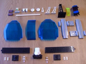 Lego Konvolut Space 6990 Motor Fahrwerk Scheiben Schienen Monorail Futuron 80er - Bild 1 von 17