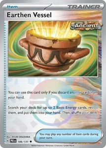 Earthen Vessel 106/131 Reverse Poké Ball Holo | NM Trainer Item SV151 - Picture 1 of 1