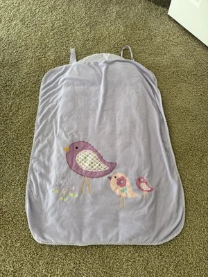 Alfombrilla Pottery Barn para dormir niños guinga azul BONITA Foto 1 de 4