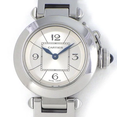 Cartier Watch Miss Pasha W3140007 Sunray Silver Dial Stainless Steel Quartz - Image 1 of 4