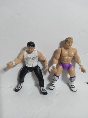 WWE WWF JAKKS 3" MINI NEW AGE FORAJIDOS FIGURAS DE LUCHA BILLY GUNN & ROAD DOGG Foto 1 de 4