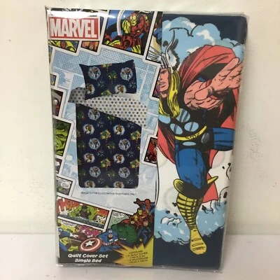 Juego de funda de edredón cama individual Marvel Avengers Foto 1 de 4