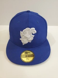 New Era 59Fifty Size 7 3/8 Albuquerque Dukes Blue Fitted Cap Hat - Picture 1 of 11