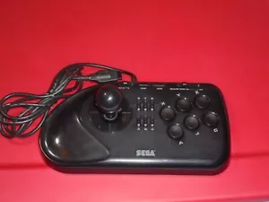 Sega Genesis 6 Button Arcade Stick Black MK-1627 Tested Authentic - Picture 1 of 9