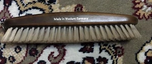 Wildschweinborsten Pflege Schuhkleiderbürste Made In Germany Antik Vintage - Bild 1 von 6