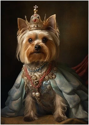 Yorkshire Terrier Royal Princess Jigsaw Puzzle 300/500/1000 Piece - Image 1 of 3