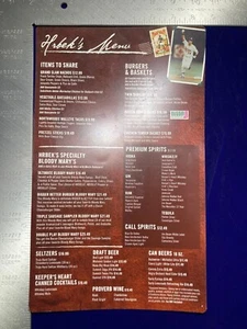 MINNESOTA TWINS KENT HRBEK'S TARGET FIELD MENU 2024 14X8,5 PULGADAS - Imagen 1 de 2