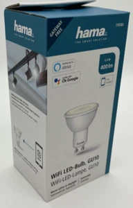 Hama WLAN LED-Lampe Filament GU10 5,5W 40W Birne App-Steuerung für Alexa Google - Bild 1 von 3