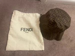 Brown FF jacquard hat - Picture 1 of 4