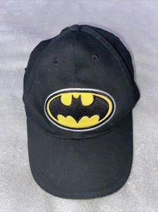 Batman DC Comics Baseball Cap (Inside Lid BATMAN Logo) Kids Snapback Hat Sz M - Picture 1 of 7