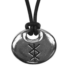 Protection Bind Rune Pewter Pendant - Made in UK