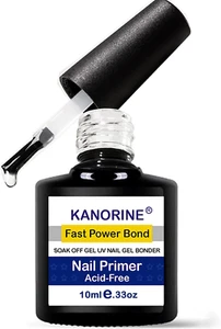 KANORINE Nail Primer, Non-Acid Gel Power Bond Natural Nail Primer/Acrylic Nails - Picture 1 of 12