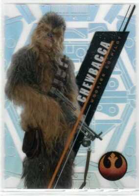 STAR WARS 2016 TOPPS HIGH TEK BASE SW-88 CHEWBACCA FORM 2 PATTERN 1 - Image 1 of 2