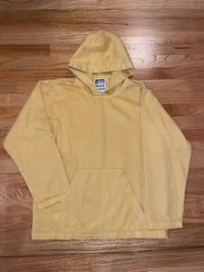 Jungmaven Afterhood Hoodie Pullover Hemp Cotton Marigold Yellow Small Open Hem - Picture 1 of 5
