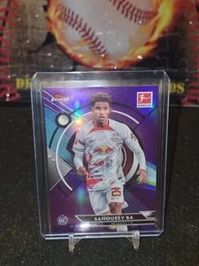 2023 Topps feinster Bundesliga Sanoussy Ba Rookie lila Refraktor/250 - Bild 1 von 2