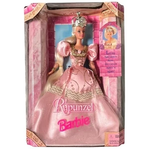 Muñeca Barbie Rapunzel En Caja Original Mattel 1997 Edición Limitada Princesa Corona - Imagen 1 de 3