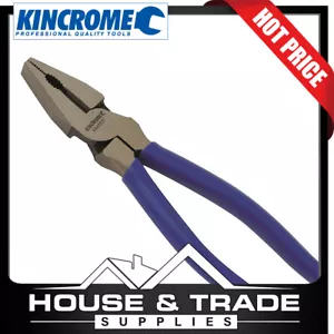 KINCROME Pliers Combination 200mm High Leverage K040037 - Picture 1 of 4