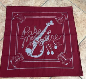Vintage Pake McEntire Tour Fiddle Bandanna Neck Head Band - Picture 1 of 3