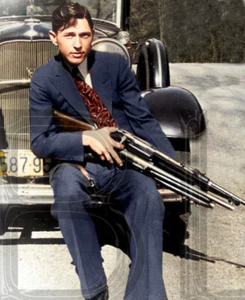 Clyde Barrow... Bonnie Parker 11 x 14" Fotodruck - Bild 1 von 1