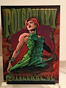 1995 SkyBox DC Legends Power Chrome POISON IVY #90  FREE SHIPPING - Picture 1 of 3