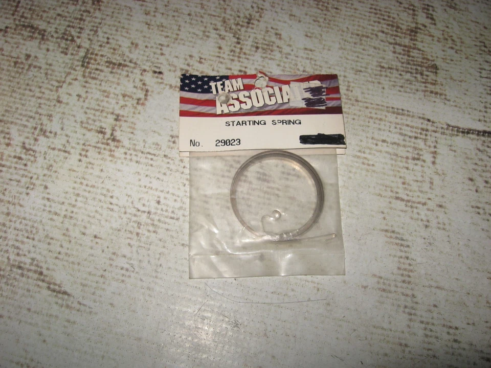 RC Associated .12 / .15 Nitro Engine Starting Spring Raw Steel (1) 29023 - Image 1 of 1