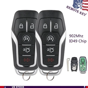 2 For 2015 2016 2017 Ford Mustang SMART PROXIMITY RemoteCar Key Fob 5 Button - Bild 1 von 8