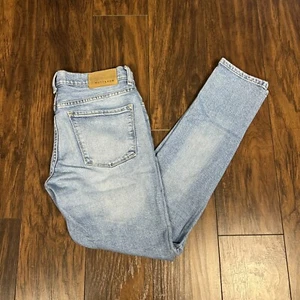 Mott & Bow Mens Skinny Jeans Size 30W 32L Medium Wash Blue Denim Stretch - Picture 1 of 10