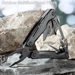 14in1 Multi Tool Pliers Portable Outdoor Survival Folding Pocket Pliers Camping - Bild 1 von 24
