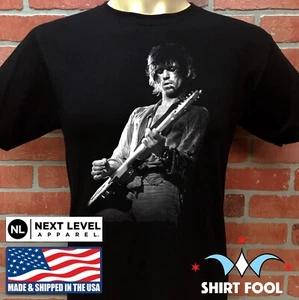 ROLLING STONES KEITH RICHARDS BLACK T-SHIRT - Picture 1 of 4