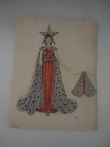 Bühnenskizze von Mary Constance Enslow (1913) von der Chicago Academy of Fine Arts - Bild 1 von 11