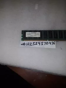 1GB DDR1 PC DDR PC2100E  2100E  DDR1-266  266MHZ 184PIN ECC UNBUFFERED 64X8  - Picture 1 of 1