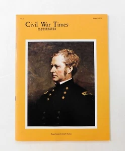 Civil War Times Illustrated Magazine August 1975 Major General Joseph Hooker - Imagen 1 de 3