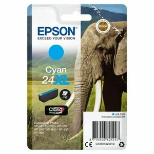 Epson 24XL Cyan T2432 Elephant Expression Photo XP-55 750 760 850 860 950 960 - Picture 1 of 24