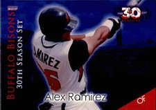 2017 Buffalo Bisons 30th Season Choice #21 Alex Ramirez - NM Baseball Card