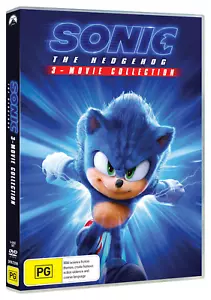 BRAND NEW Sonic The Hedgehog 3-Movie Collection (DVD, R4) Jim Carrey - Picture 1 of 2