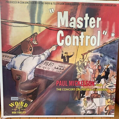 MASTER CONTROL SEALED VINYL LP RECORD ALBUM PAUL MICKLESON STEREO WORD MINT RARE - Image 1 of 2